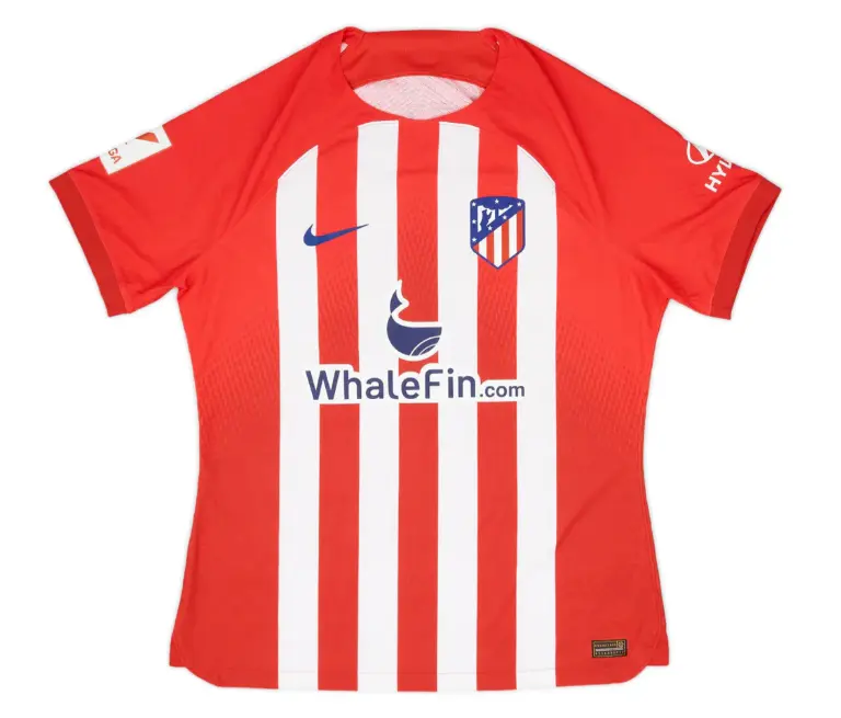 2023-24 Atlético de Madrid Home Kit (S, Champions League, Player Version)