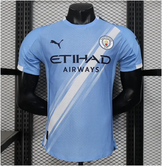 2025-26 Manchester City FC Home Kit (S, Champions League, Player Version)