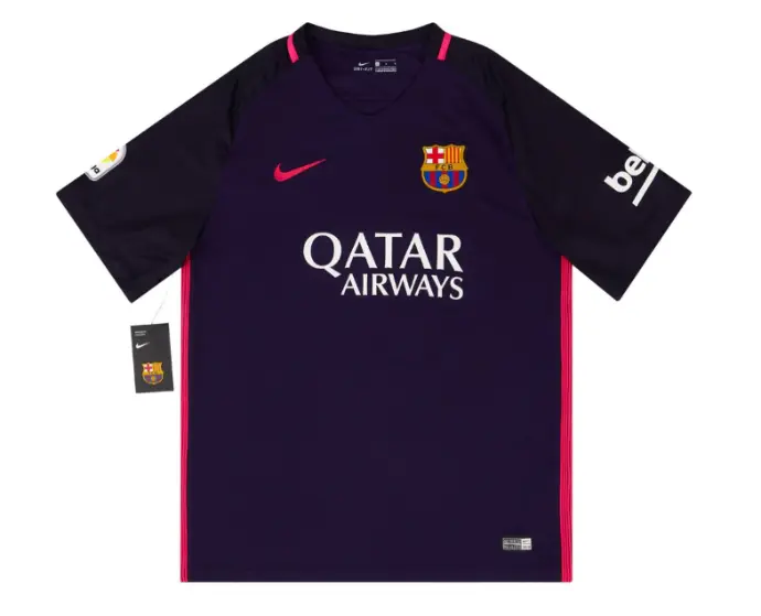2016-17 FC Barcelona Away Kit